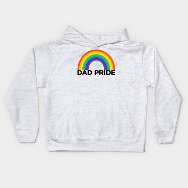 lgbtq Dad Pride Kids Hoodie by OHYes